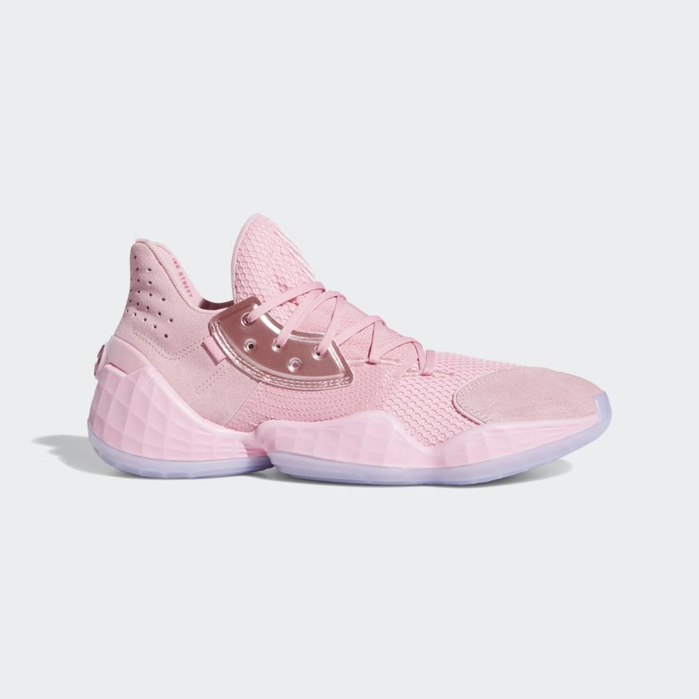 Adidasi Baschet Adidas Harden Vol. 4 Barbati Romania - Roz Deschis/Albastri/Aurii Metal F97188